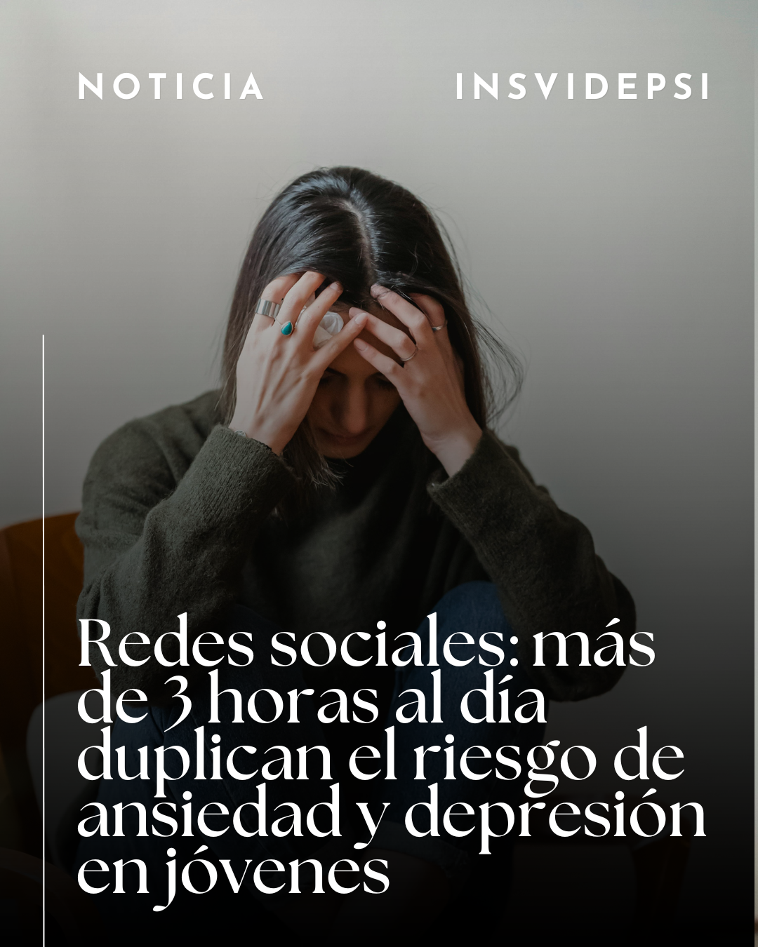 Redes sociales: más de 3 horas al día duplican el riesgo de ansiedad y depresión en jóvenes